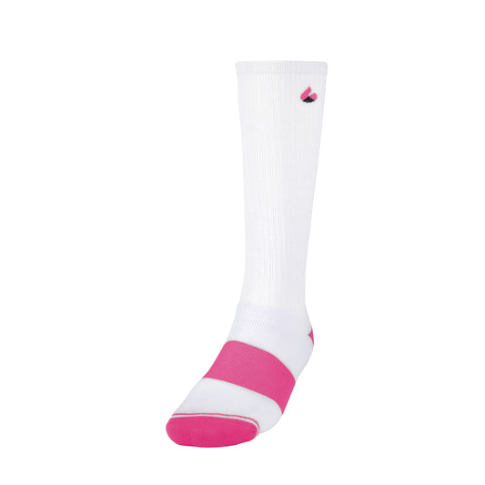 Kompression Socken Weiss/Pink