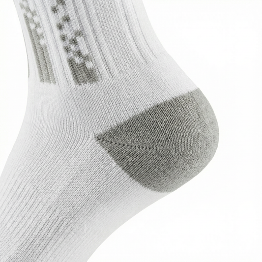 Chaussettes de Padel Crew Blanc/Gris