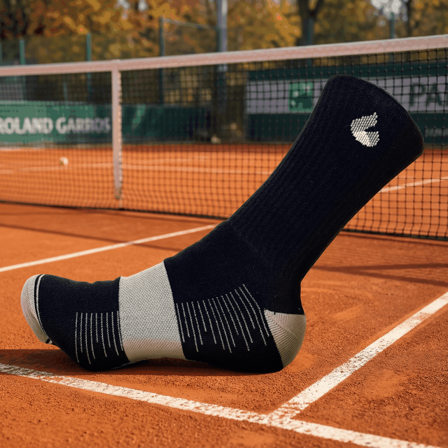 Tennis Socken Crew Lite Schwarz/Grau
