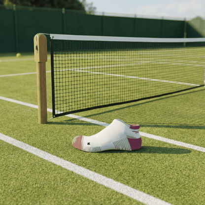 Tennis Socks Low Cut Lite White/Pink