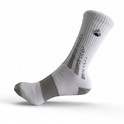 Chaussettes de Pickleball Crew Blanc/Gris